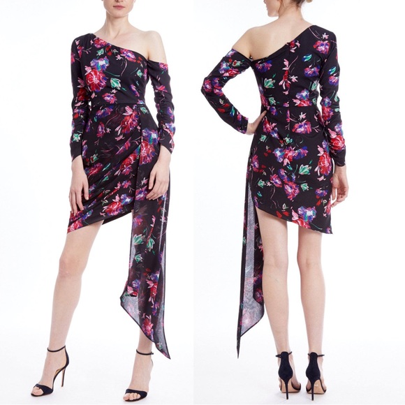 One33 Social Dresses & Skirts - NWT One33 Social Floral One Shoulder Dress Size 4